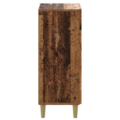 Badkamer Opbergkast DELFT Oud hout 30 x 31 x 80 cm Bewerkt hout