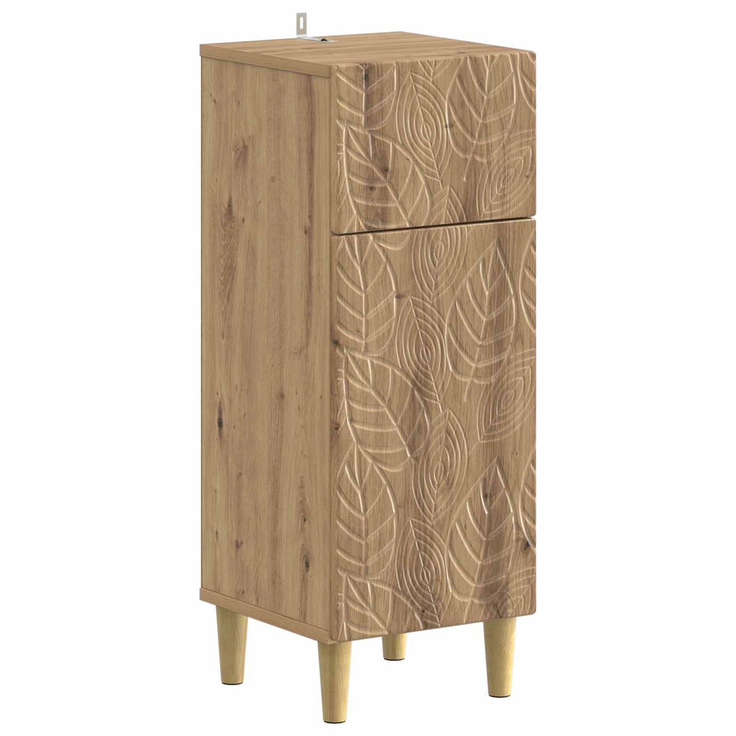 Badkamer Opbergkast DELFT Artisanaal eiken 30 x 31 x 80 cm