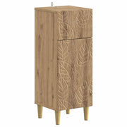 Badkamerkast 30x31x80 cm artisanaal eiken