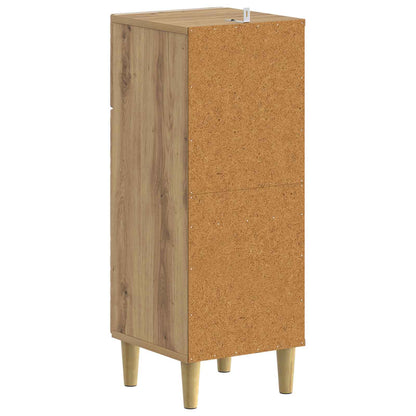 Badkamer Opbergkast DELFT Artisanaal eiken 30 x 31 x 80 cm