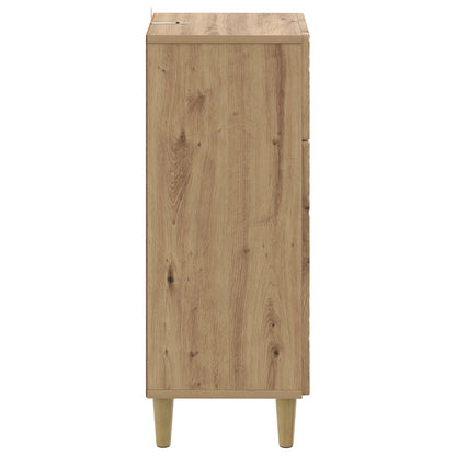 Badkamer Opbergkast DELFT Artisanaal eiken 30 x 31 x 80 cm