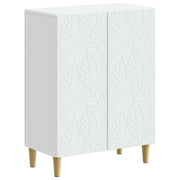 Badkamerkast wit 59,5x31x80 cm bewerkt hout