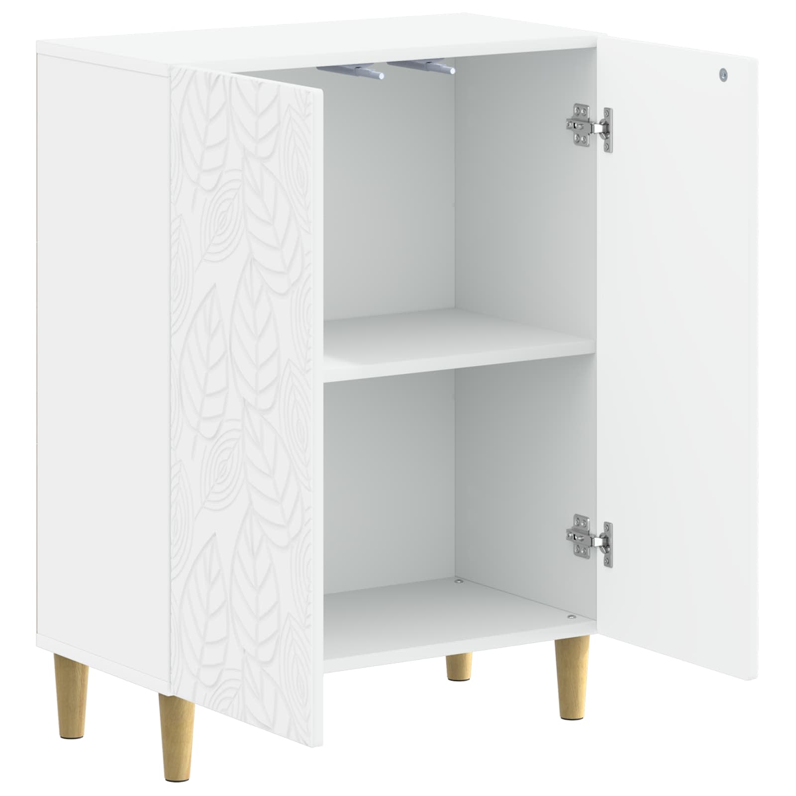 Badkamer Opbergkast DELFT Wit 59,5 x 31 x 80 cm Bewerkt hout