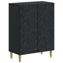 Badkamer Opbergkast DELFT Zwart 59,5 x 31 x 80 cm Bewerkt hout