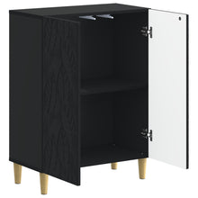 Badkamer Opbergkast DELFT Zwart 59,5 x 31 x 80 cm Bewerkt hout