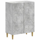 Badkamerkast 59,5x31x80 cm betongrijs bewerkt hout