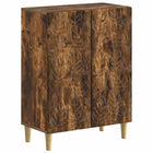 Badkamerkast gerookt eiken 59,5x31x80 cm