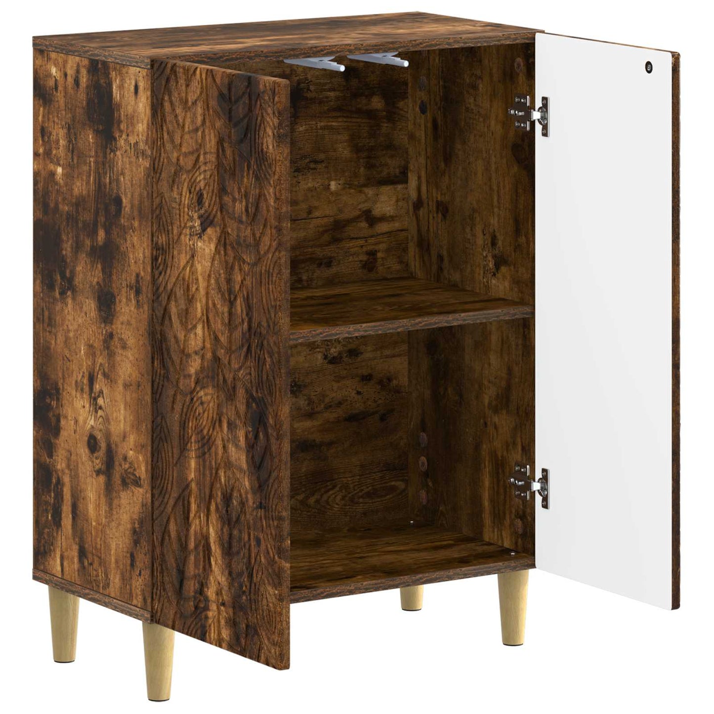 Badkamer Opbergkast DELFT Gerookt eiken 59,5 x 31 x 80 cm