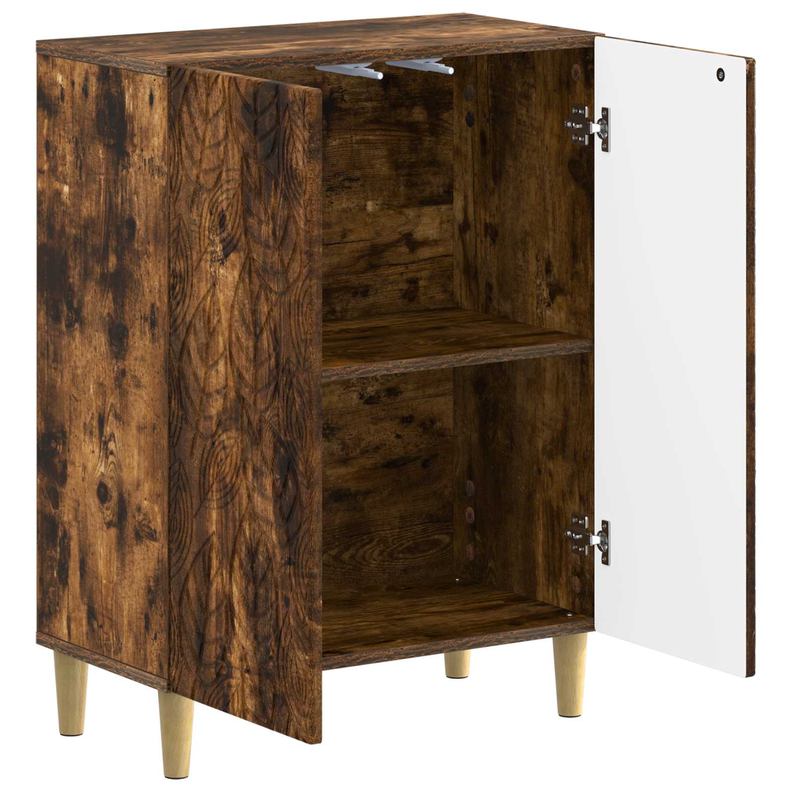 Badkamer Opbergkast DELFT Gerookt eiken 59,5 x 31 x 80 cm