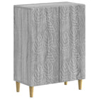 Badkamerkast 59,5x31x80 cm grijs sonoma bewerkt hout