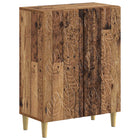 Badkamerkast 59,5x31x80 cm oud hout