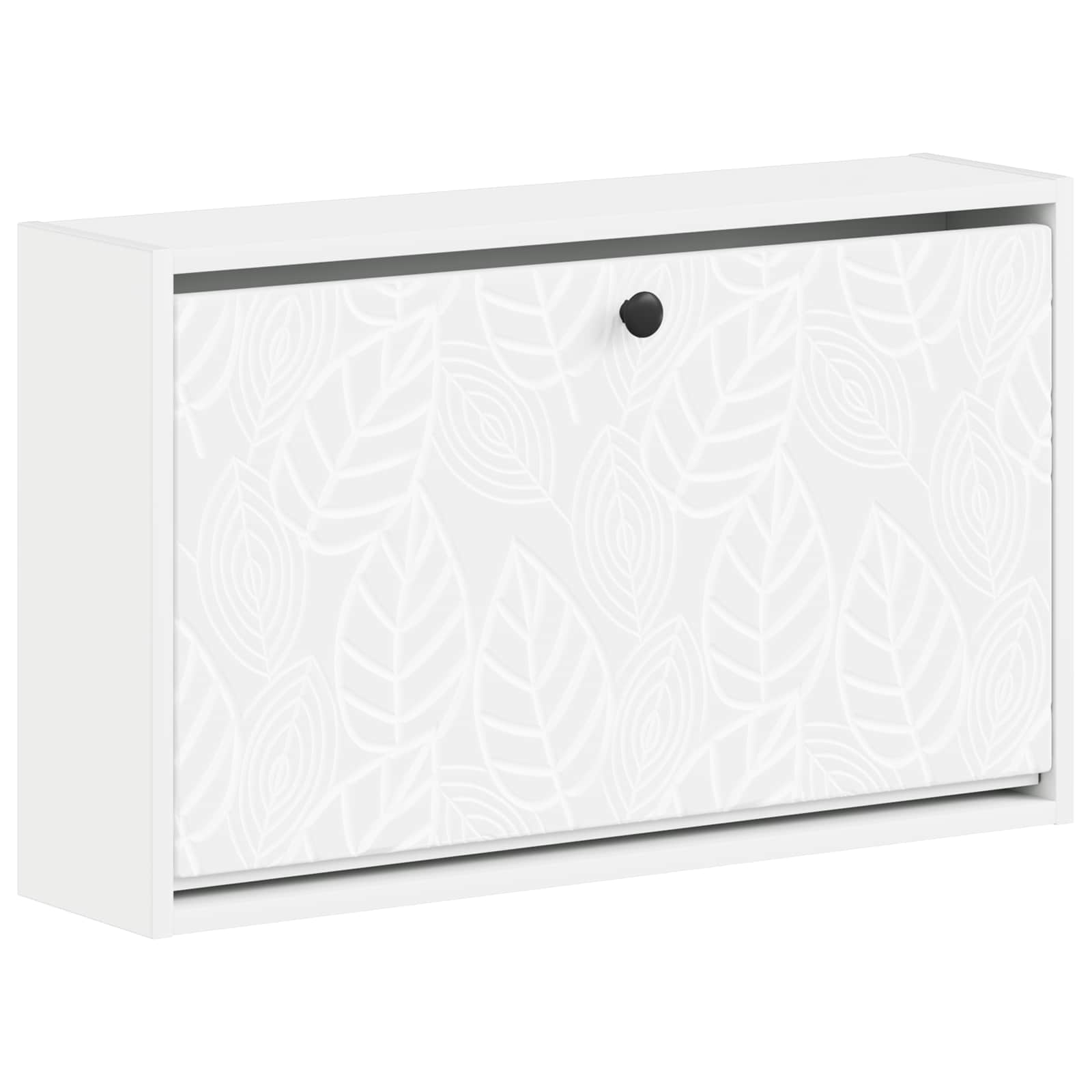 Wandgemonteerde Schoenkast DELFT 71 x 17 x 43 cm Bewerkt hout