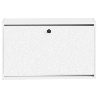 Wandgemonteerde Schoenkast DELFT 71 x 17 x 43 cm Bewerkt hout