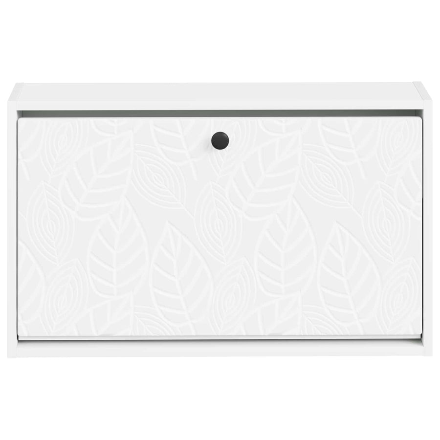 Wandgemonteerde Schoenkast DELFT 71 x 17 x 43 cm Bewerkt hout