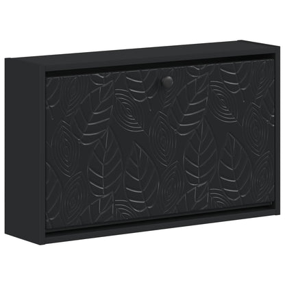 Wandgemonteerde Schoenkast DELFT 71 x 17 x 43 cm Bewerkt hout