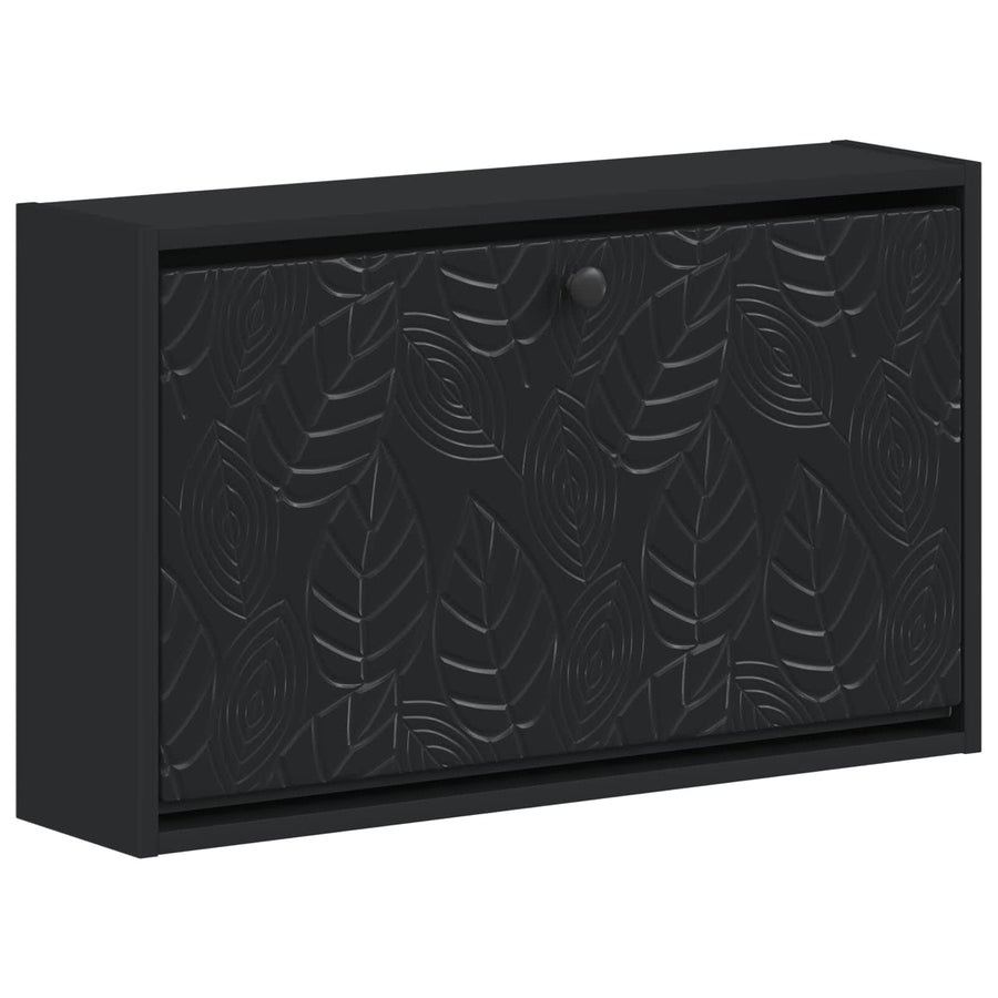 Wandgemonteerde Schoenkast DELFT 71 x 17 x 43 cm Bewerkt hout