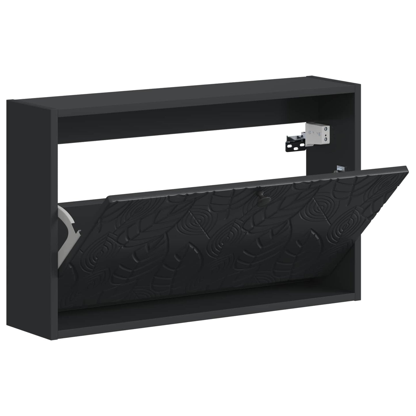 Wandgemonteerde Schoenkast DELFT 71 x 17 x 43 cm Bewerkt hout