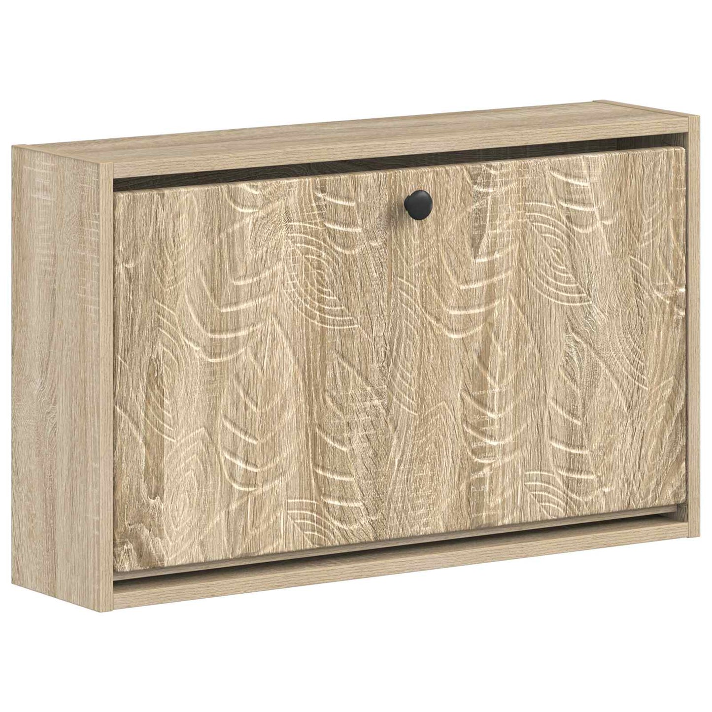 Wandgemonteerde Schoenkast DELFT 71 x 17 x 43 cm Bewerkt hout