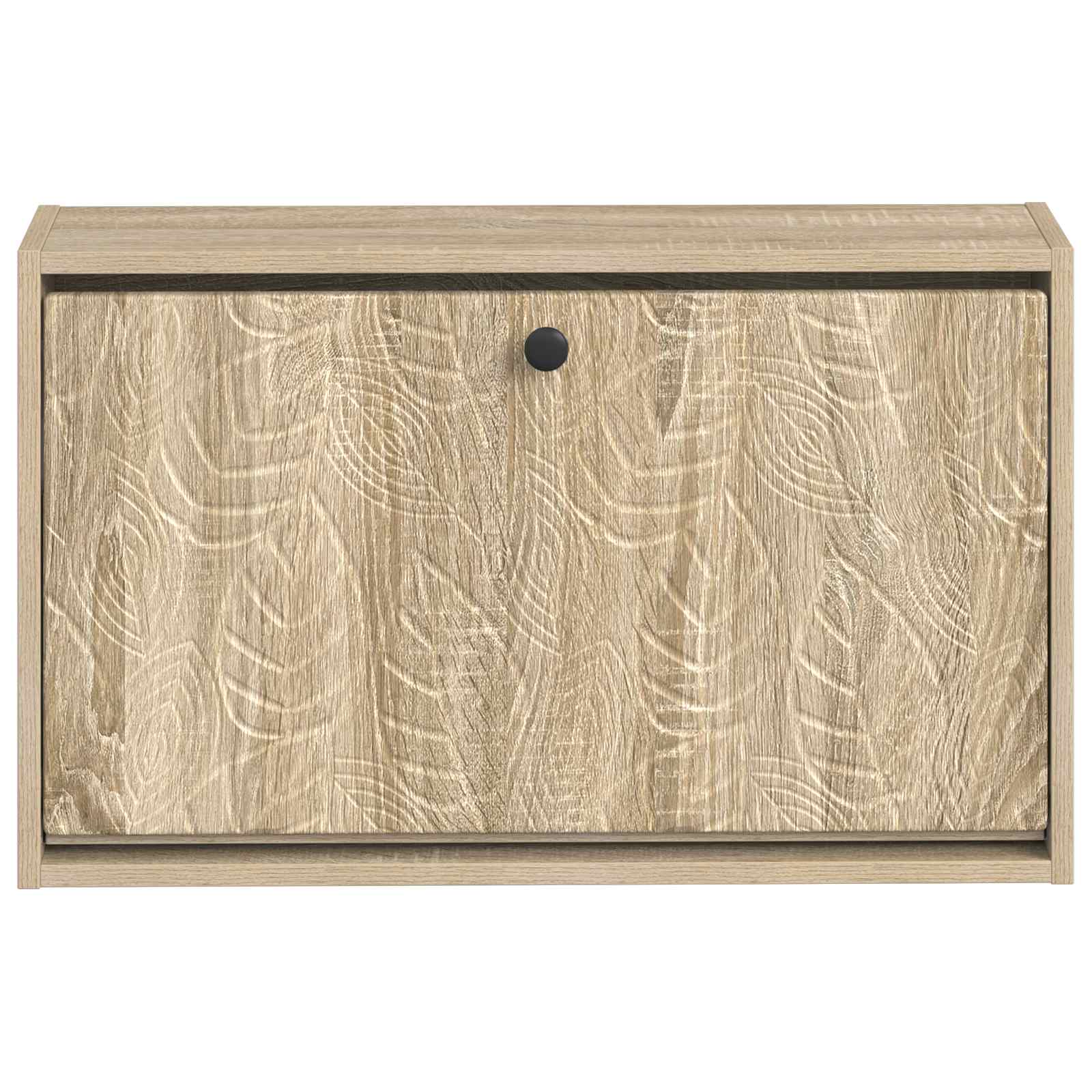Wandgemonteerde Schoenkast DELFT 71 x 17 x 43 cm Bewerkt hout