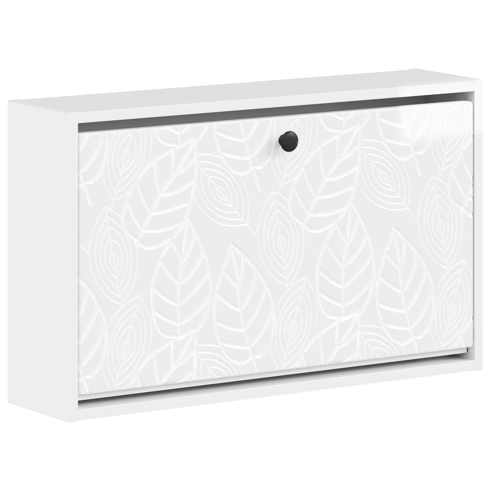 Wandgemonteerde Schoenkast DELFT 71 x 17 x 43 cm Bewerkt hout
