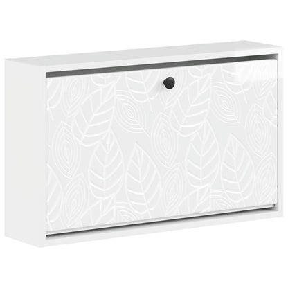 Wandgemonteerde Schoenkast DELFT 71 x 17 x 43 cm Bewerkt hout
