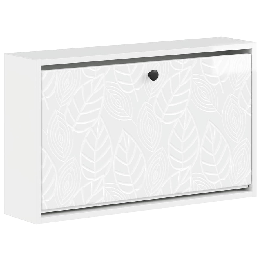 Wandgemonteerde Schoenkast DELFT 71 x 17 x 43 cm Bewerkt hout