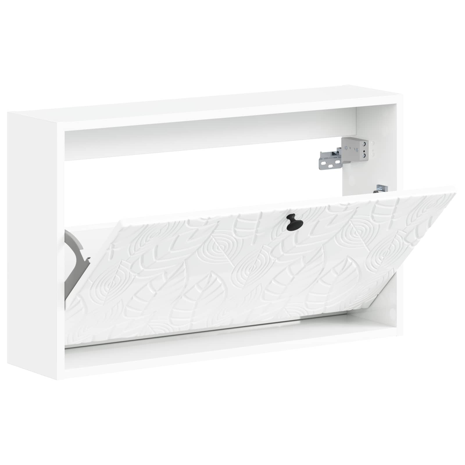 Wandgemonteerde Schoenkast DELFT 71 x 17 x 43 cm Bewerkt hout