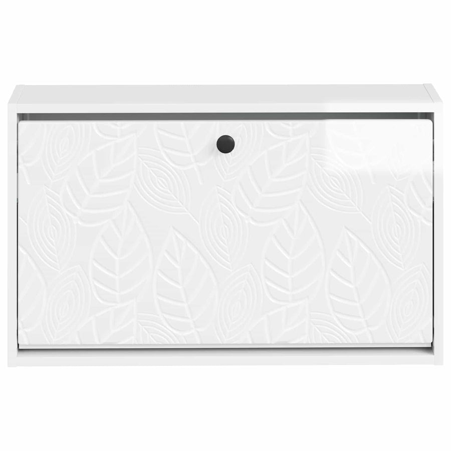 Wandgemonteerde Schoenkast DELFT 71 x 17 x 43 cm Bewerkt hout