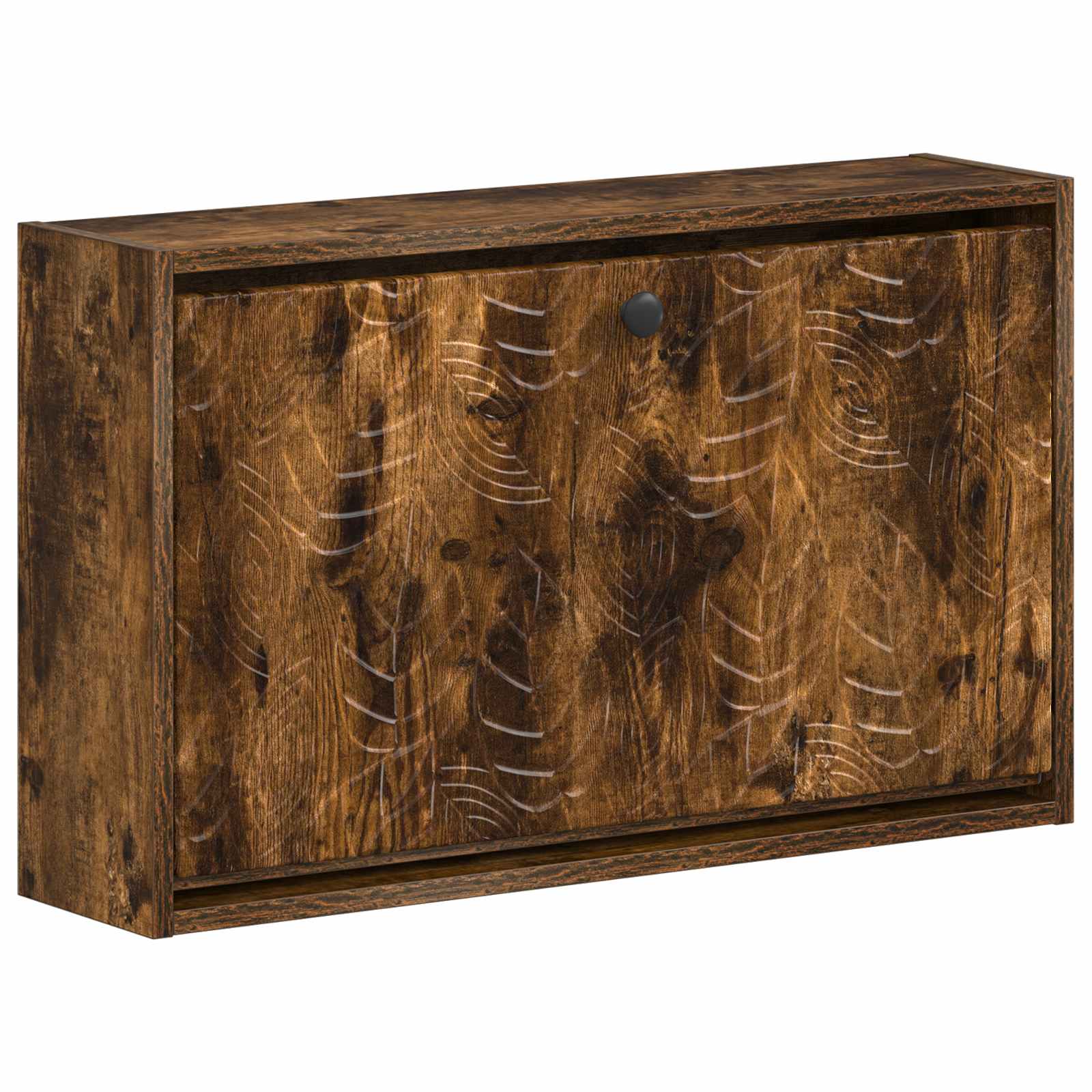Wandgemonteerde Schoenkast DELFT 71 x 17 x 43 cm Bewerkt hout