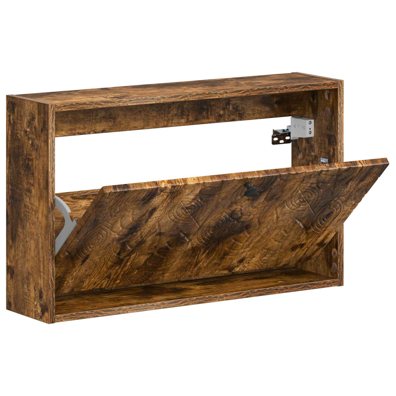 Wandgemonteerde Schoenkast DELFT 71 x 17 x 43 cm Bewerkt hout