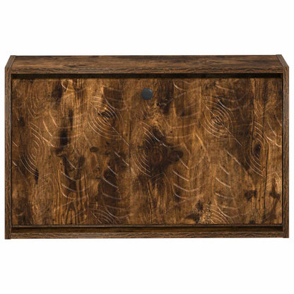 Wandgemonteerde Schoenkast DELFT 71 x 17 x 43 cm Bewerkt hout
