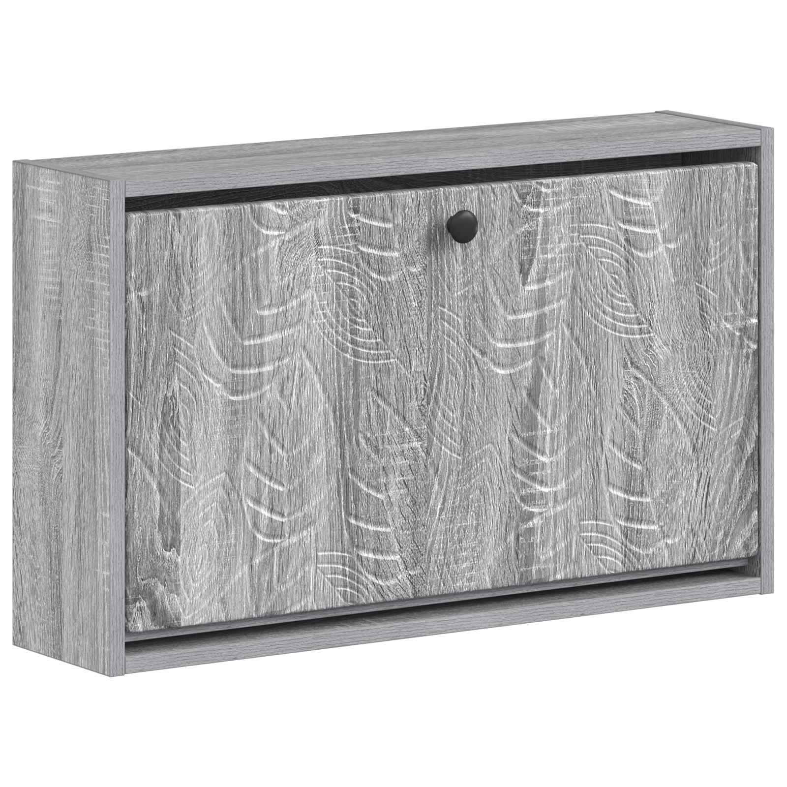 Wandgemonteerde Schoenkast DELFT 71 x 17 x 43 cm Bewerkt hout