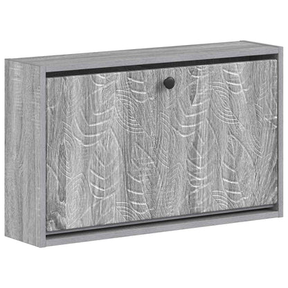Wandgemonteerde Schoenkast DELFT 71 x 17 x 43 cm Bewerkt hout
