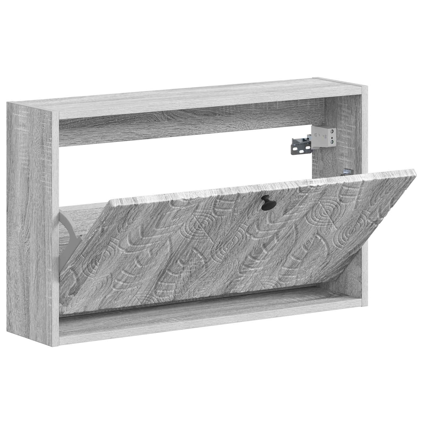 Wandgemonteerde Schoenkast DELFT 71 x 17 x 43 cm Bewerkt hout