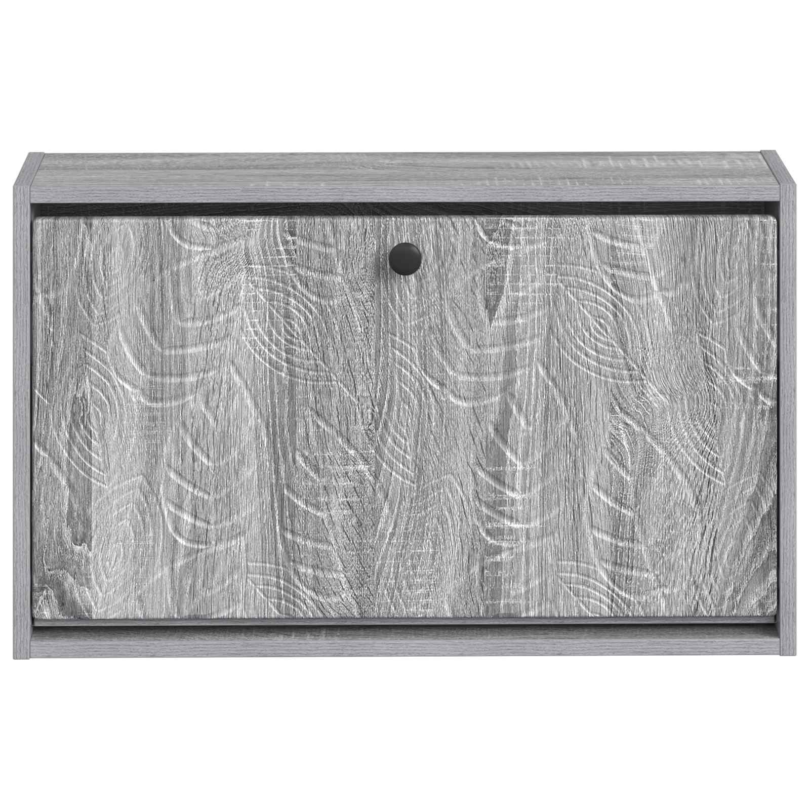 Wandgemonteerde Schoenkast DELFT 71 x 17 x 43 cm Bewerkt hout
