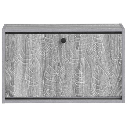 Wandgemonteerde Schoenkast DELFT 71 x 17 x 43 cm Bewerkt hout