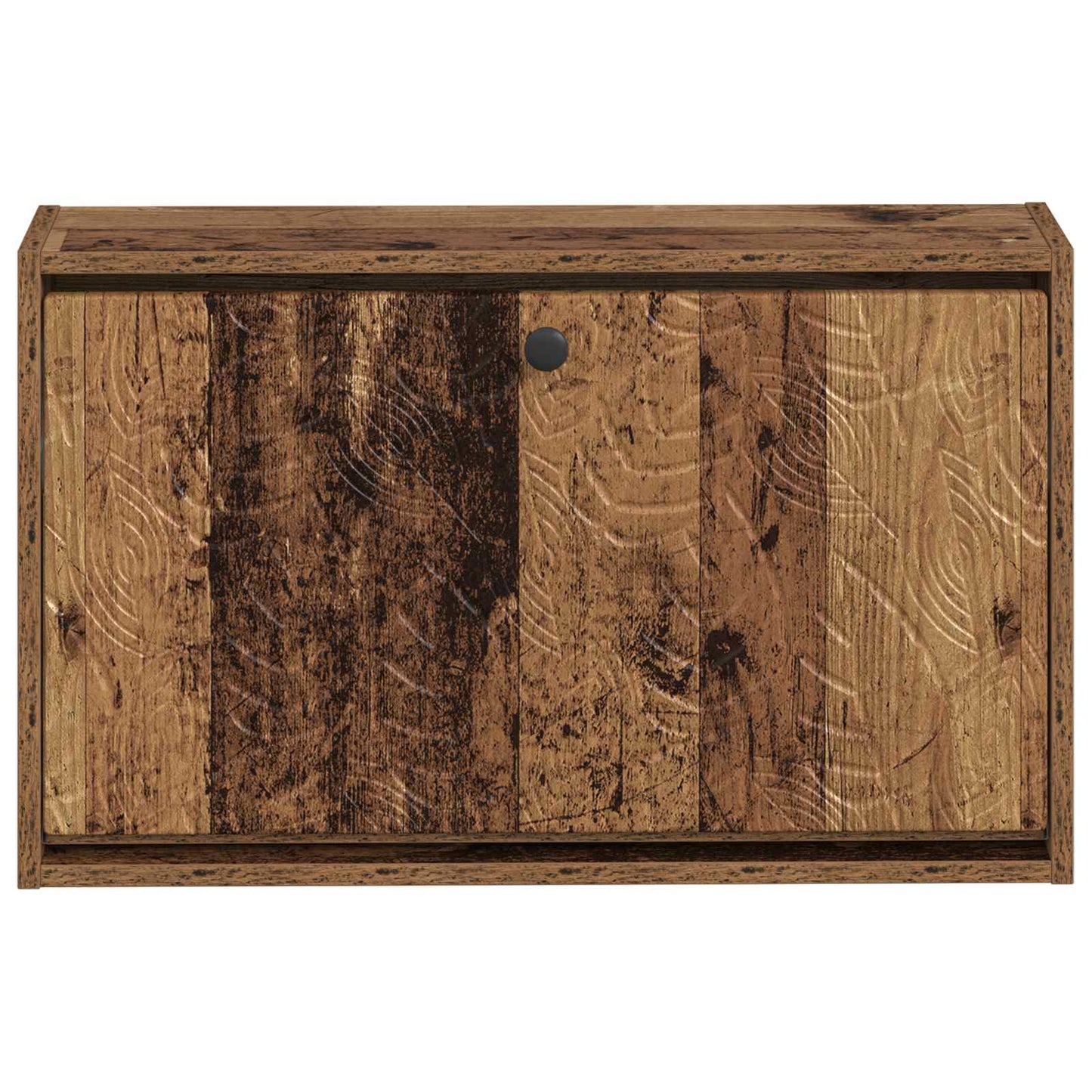 Wandgemonteerde Schoenkast DELFT 71 x 17 x 43 cm Bewerkt hout