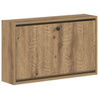 Wandgemonteerde schoenkast DELFT 71x17x43 cm bewerkt hout