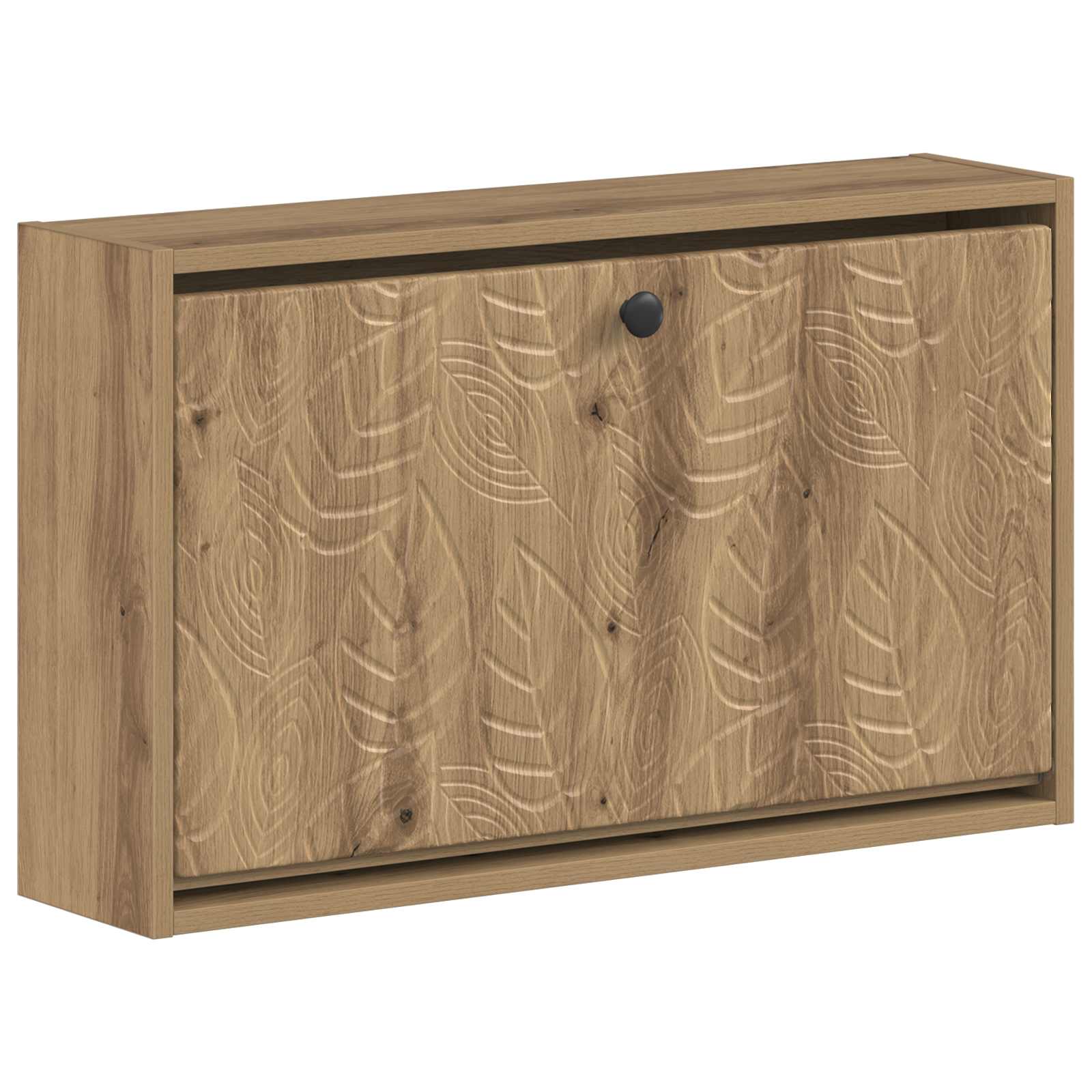 Wandgemonteerde Schoenkast DELFT 71 x 17 x 43 cm Bewerkt hout