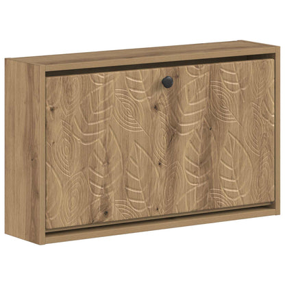 Wandgemonteerde Schoenkast DELFT 71 x 17 x 43 cm Bewerkt hout