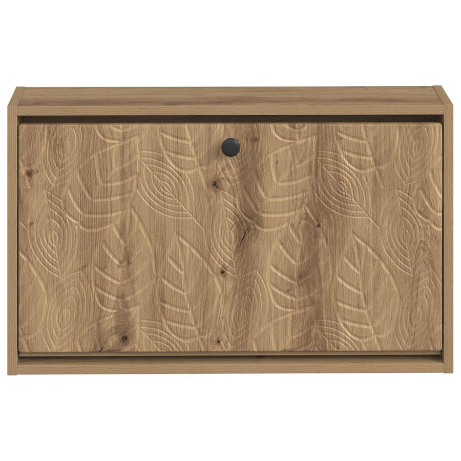 Wandgemonteerde Schoenkast DELFT 71 x 17 x 43 cm Bewerkt hout