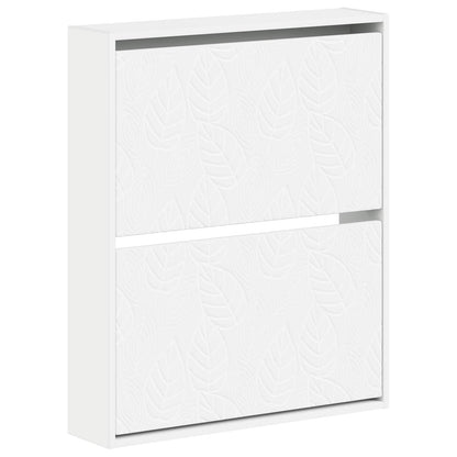 Wandgemonteerde Schoenkast DELFT 71 x 17 x 86 cm Bewerkt hout