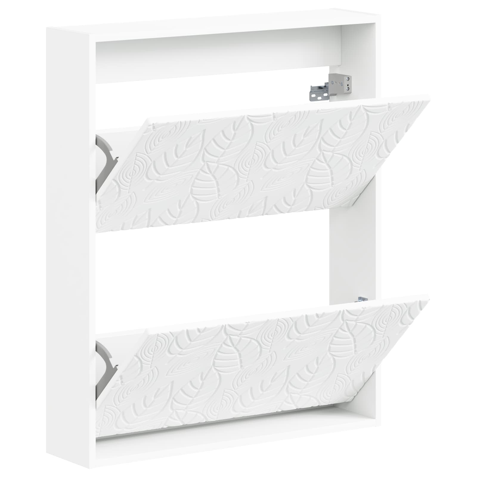 Wandgemonteerde Schoenkast DELFT 71 x 17 x 86 cm Bewerkt hout