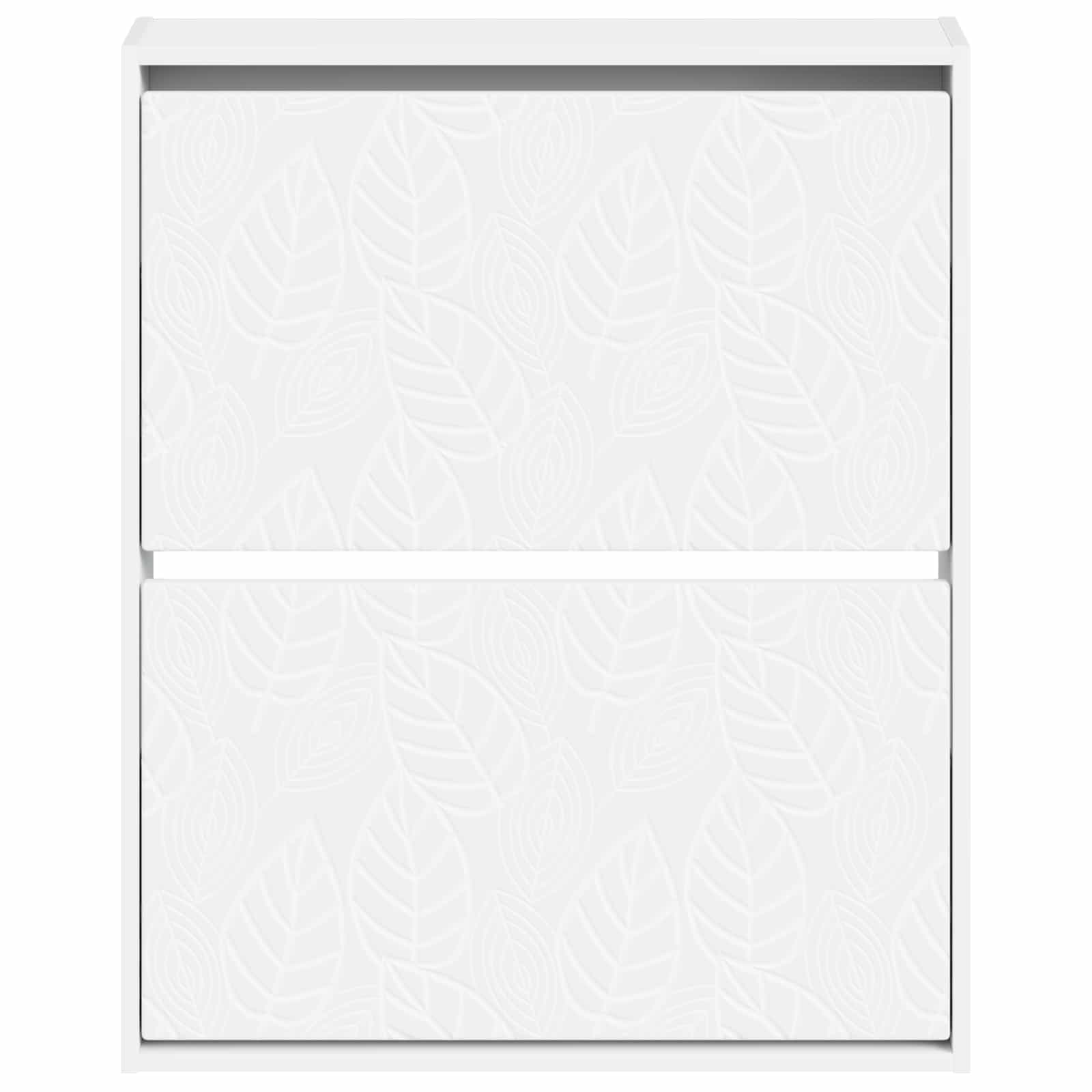 Wandgemonteerde Schoenkast DELFT 71 x 17 x 86 cm Bewerkt hout