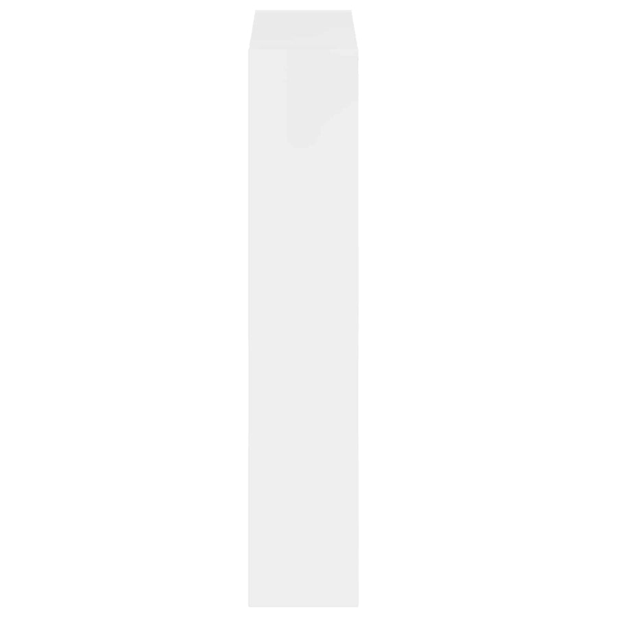 Wandgemonteerde Schoenkast DELFT 71 x 17 x 86 cm Bewerkt hout