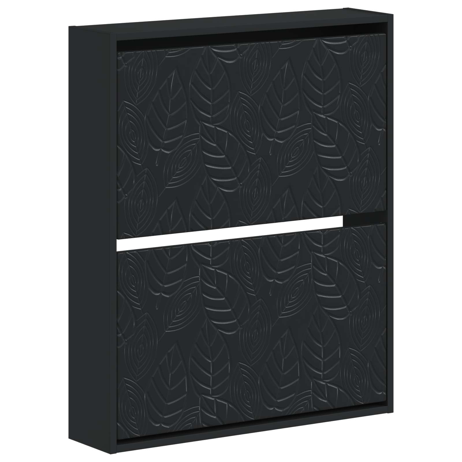 Wandgemonteerde Schoenkast DELFT 71 x 17 x 86 cm Bewerkt hout