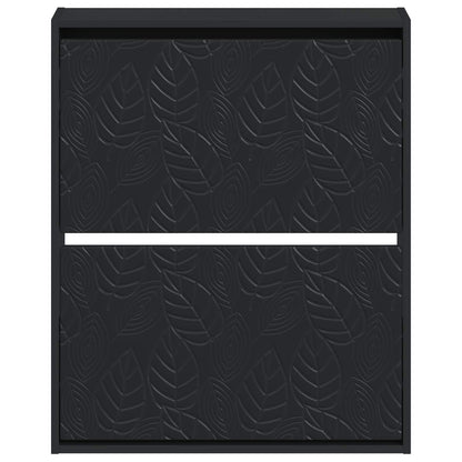 Wandgemonteerde Schoenkast DELFT 71 x 17 x 86 cm Bewerkt hout