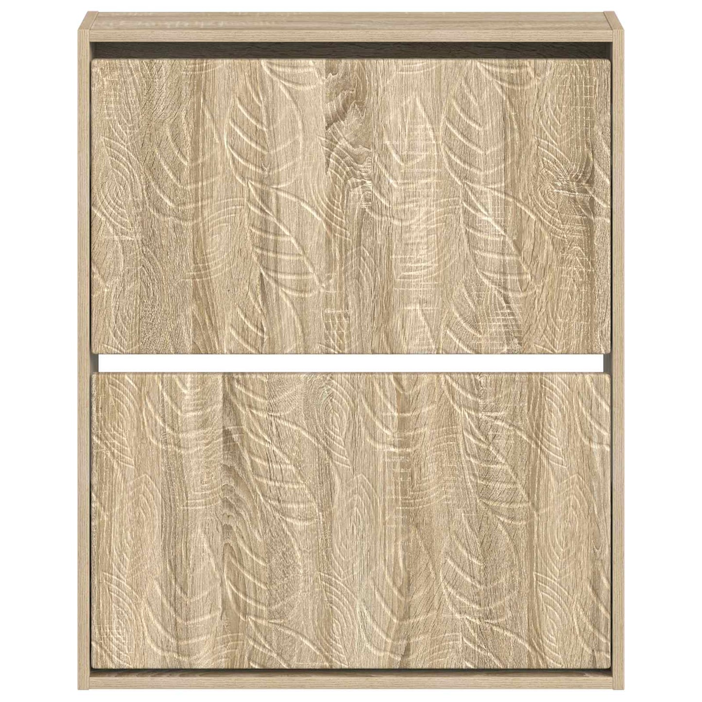 Wandgemonteerde Schoenkast DELFT 71 x 17 x 86 cm Bewerkt hout