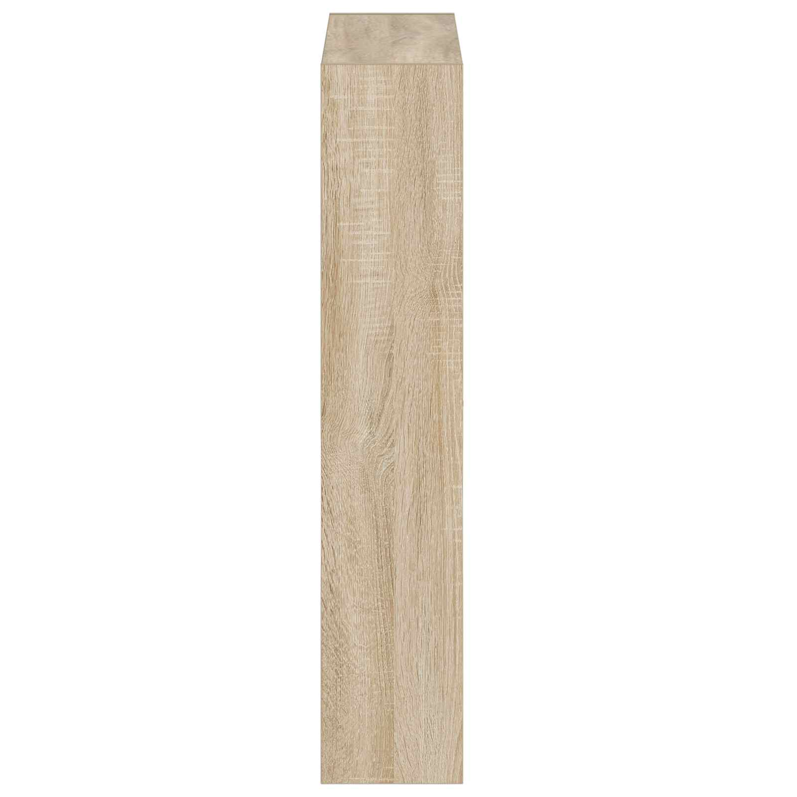 Wandgemonteerde Schoenkast DELFT 71 x 17 x 86 cm Bewerkt hout
