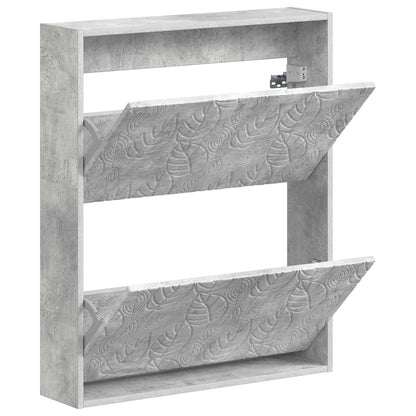 Wandgemonteerde Schoenkast DELFT 71 x 17 x 86 cm Bewerkt hout